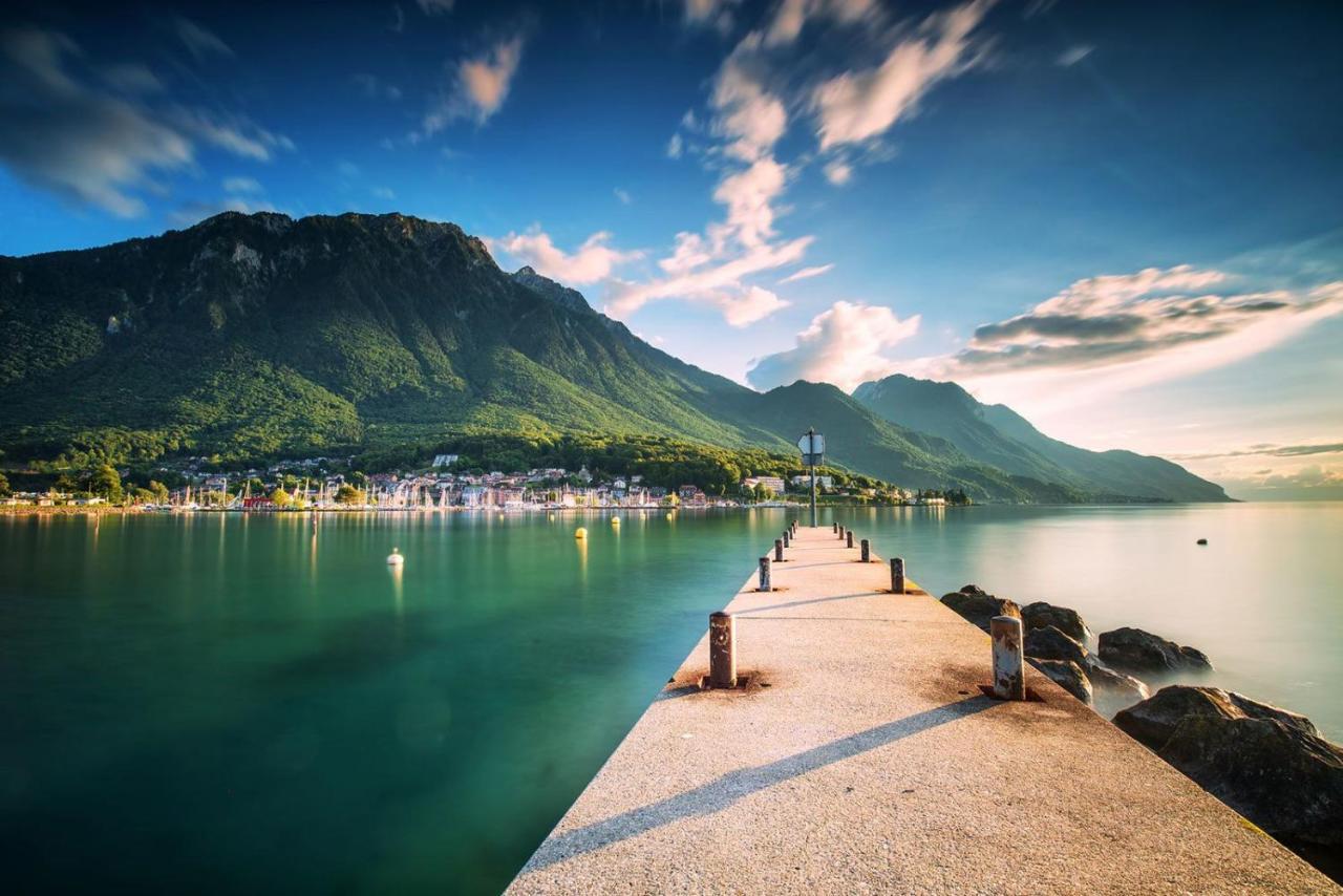 Aloha Chambres Port-Valais Dış mekan fotoğraf