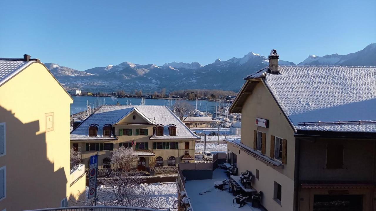 Aloha Chambres Port-Valais Dış mekan fotoğraf