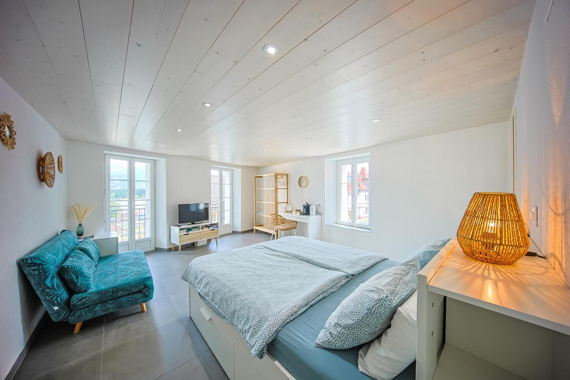 Aloha Chambres Port-Valais Dış mekan fotoğraf