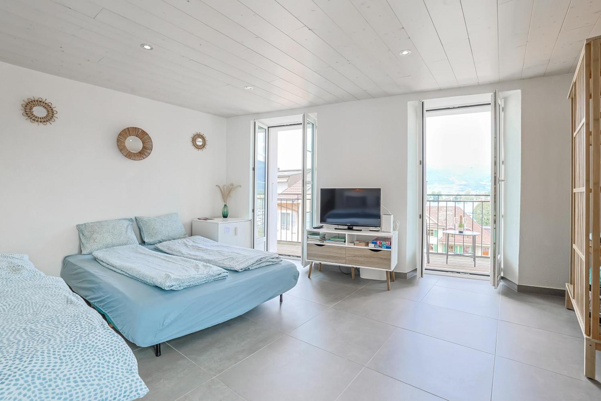 Aloha Chambres Port-Valais Dış mekan fotoğraf