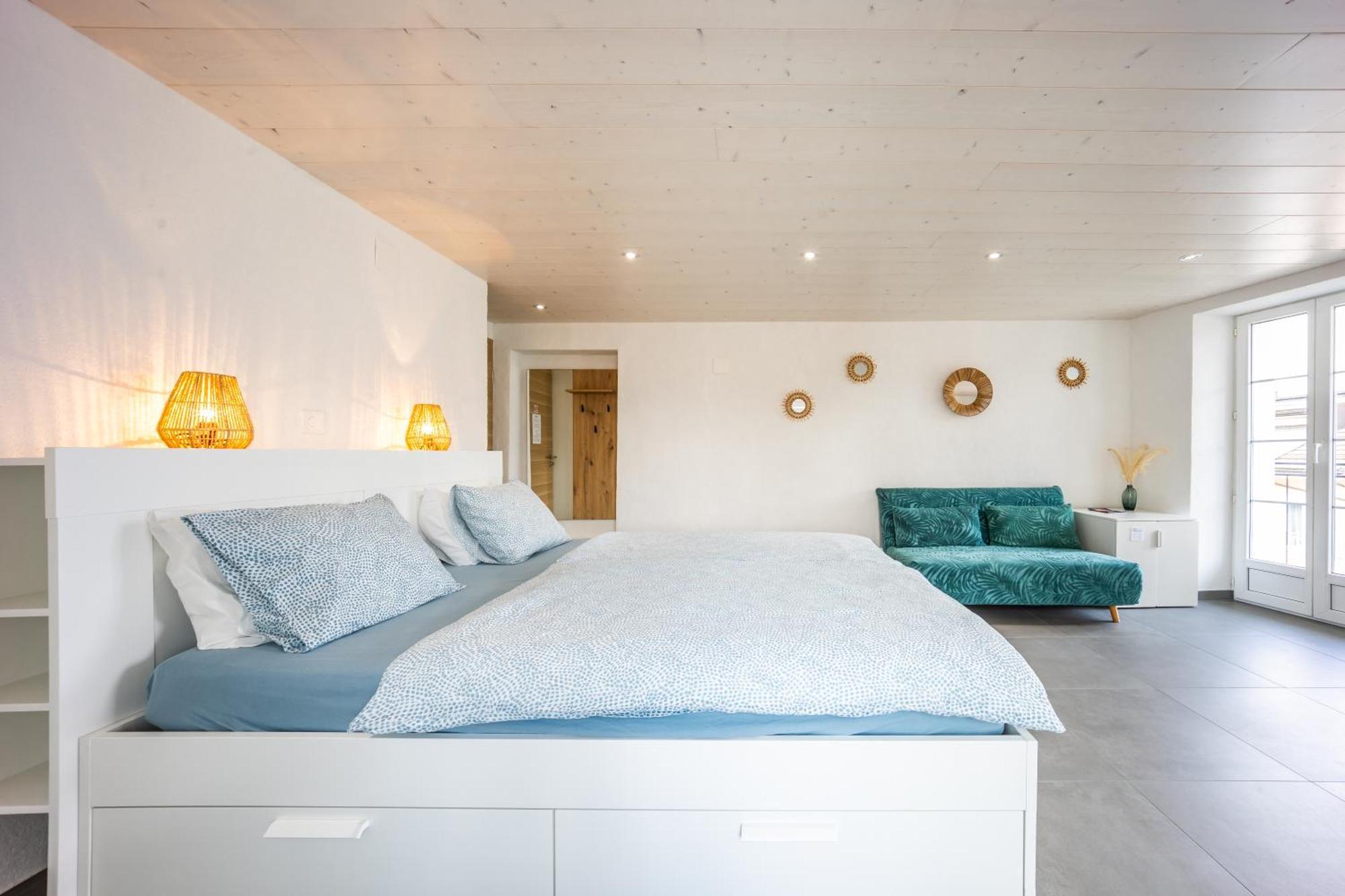 Aloha Chambres Port-Valais Dış mekan fotoğraf